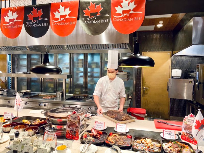 ▲台北美福大飯店彩匯自助餐廳推出「加拿大美食節」。（圖／記者蕭涵云攝）