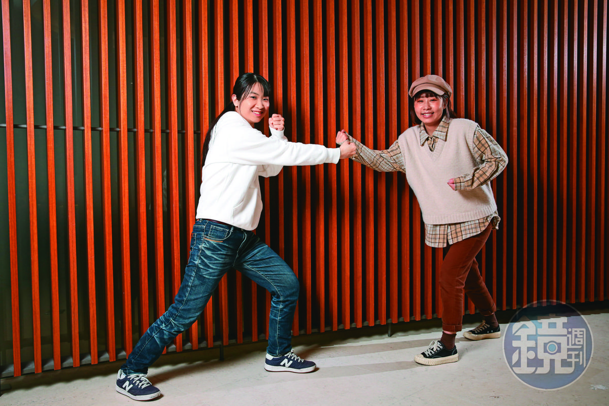 陳佳瑜（左）與鄭心亞（右）共同負責開發「元宇宙大宇樂園」，下一個進駐IP預計將是《大富翁》。