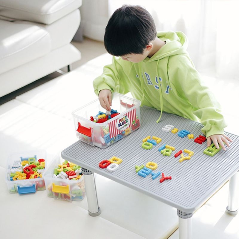 ▲6歲以下用餐有機會拿到價值千元的韓國品牌「Plafarm認知學習教玩具」積木教玩具補充包。（圖／凱達提供）