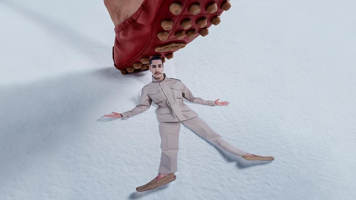 豆豆鞋Gommino透過Tim Walker的鏡頭，被重新演繹。（迪生提供）