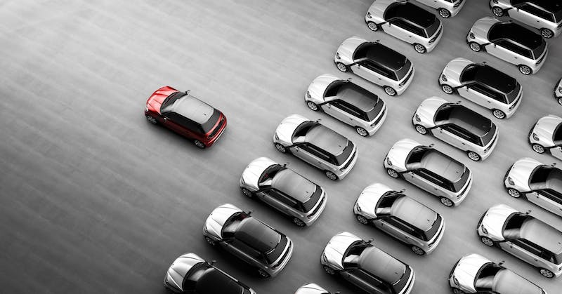 Small,City,Cars,Fleet.,A,Red,Car,In,Front.,Choosing