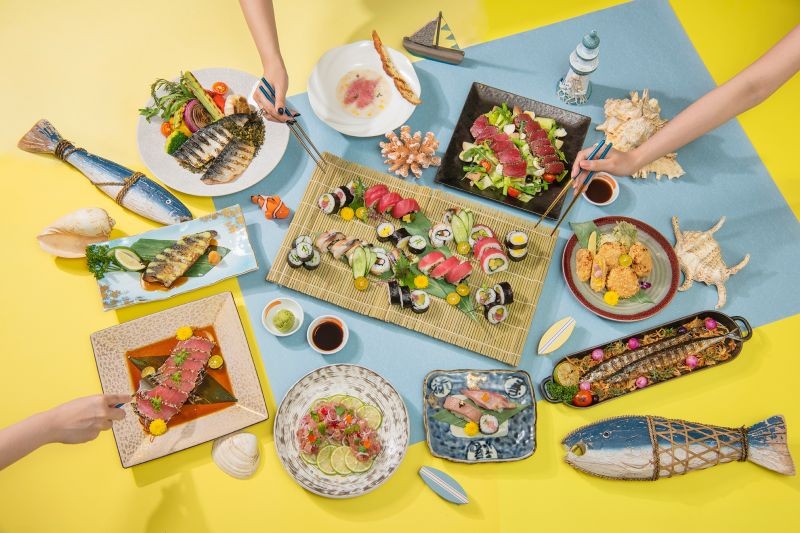 ▲台北遠東香格里拉人氣自助餐廳遠東Café也推出鮪魚季，新鮮鮪魚將可製成冷、熱風味料理，約達10幾道。（圖／台北遠東香格里拉提供）