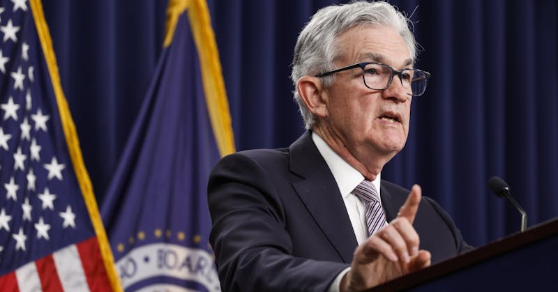 Fed Chair Jerome Powell Holds News Conference On Interest Rates