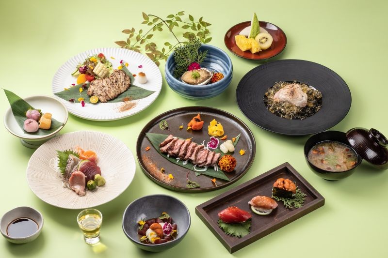 ▲煉．瓦日式餐廳則推出鮪魚套餐，每套2,880元，通嘗鮪魚各部位。（圖／台南大員皇冠假日酒店提供）