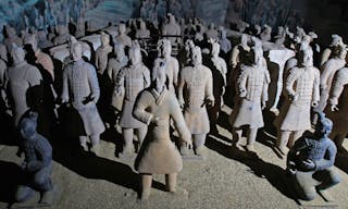 Terracotta warrior figures