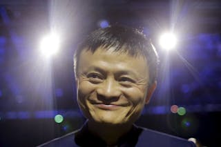 馬雲 Alibaba Executive Chairman Jack Ma attends the World Climate Change Conference 2015 (COP21) at Le Bourget, near Paris, France