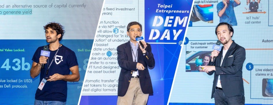  TEH Demo Day 2.0. Fintech teams: Ensuro, HedgeSPA, MotionsCloud.