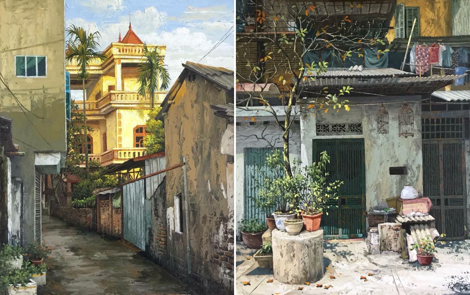 VIETNAM: Pham Anh's Viral Oil Paintings Portray Hanoi's Inimitable ...