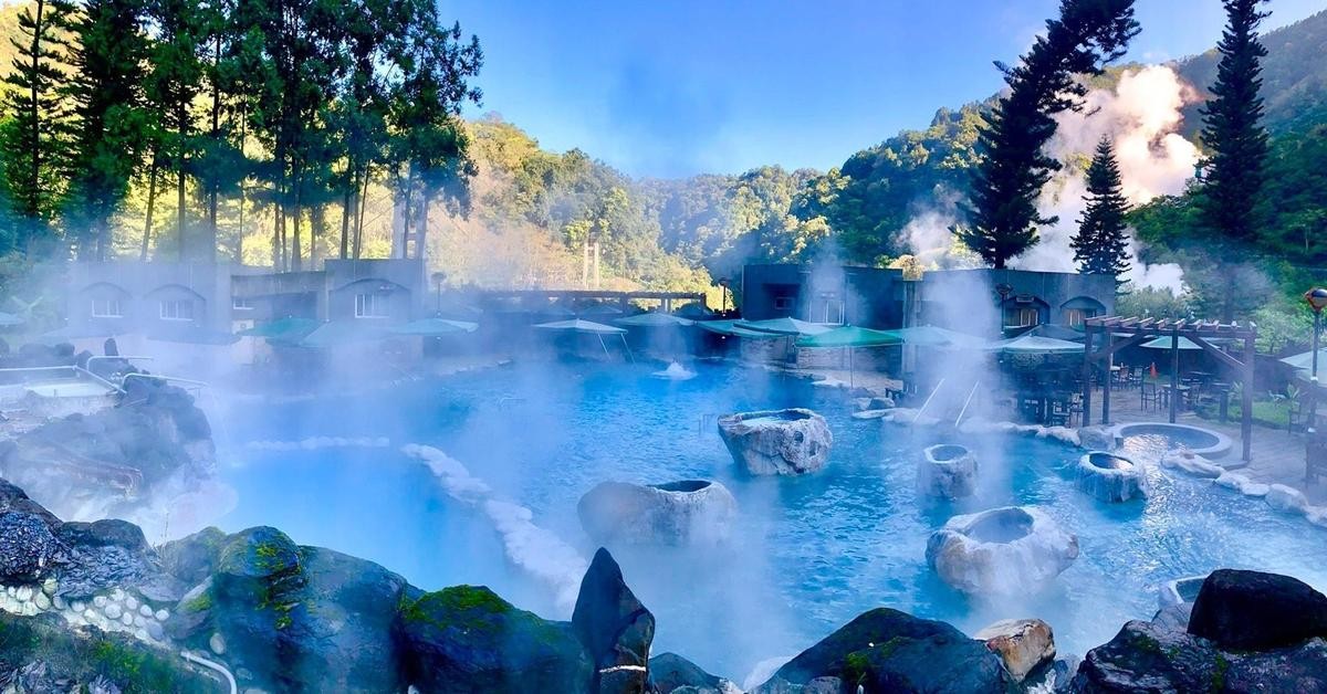 太平山國家森林遊樂區鳩之澤溫泉。（林務局提供）