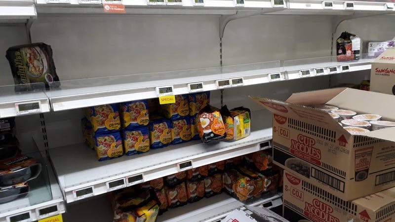 新加坡超市限購民生用品抑囤積