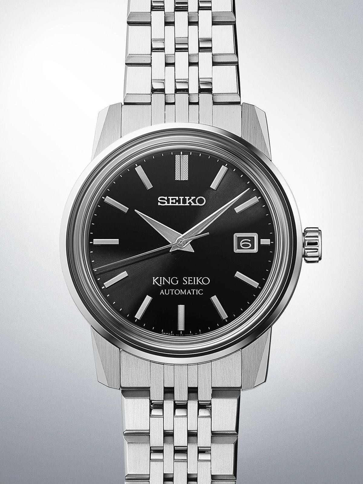 SEIKO發表的全新King Seiko SJE091黑面錶款，定價約NT$108,000。。