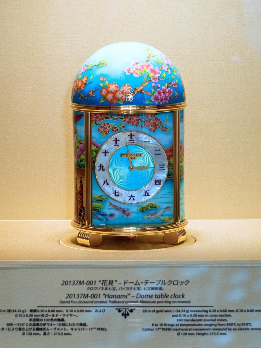 百達翡麗為此次大展製作以日本文化美學為主題的約四十款獨一無二的珍稀工藝時計以及限量錶款。而這些作品，全都在日本市場限定銷售。