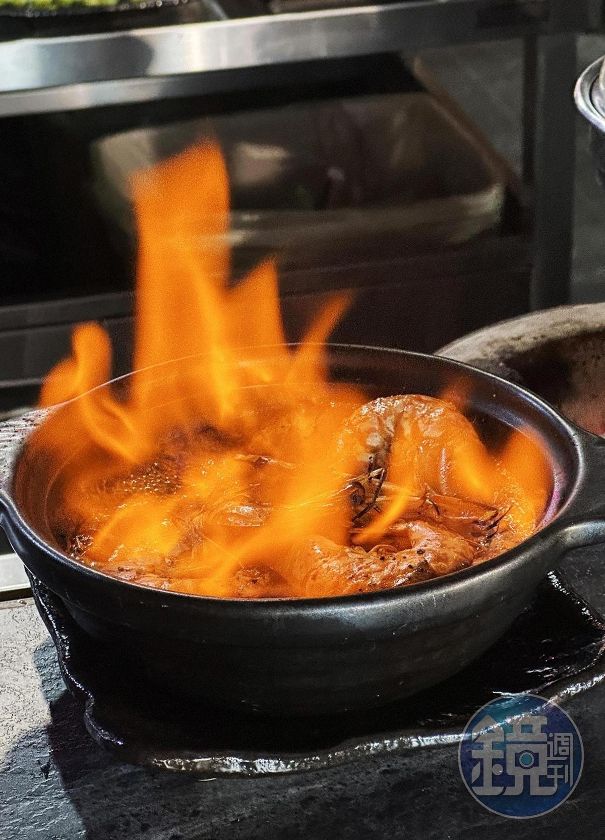 當月生日壽星到肉你好燒肉用餐，就能免費獲得一份「生日火燄蝦」。