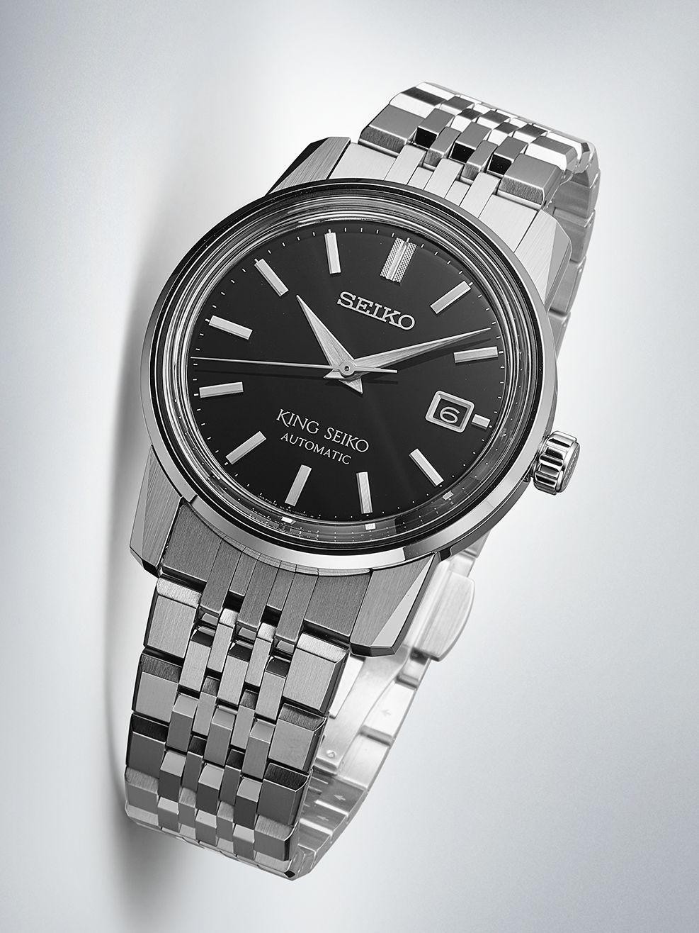 SEIKO發表的全新King Seiko SJE091黑面錶款，定價約NT$108,000。