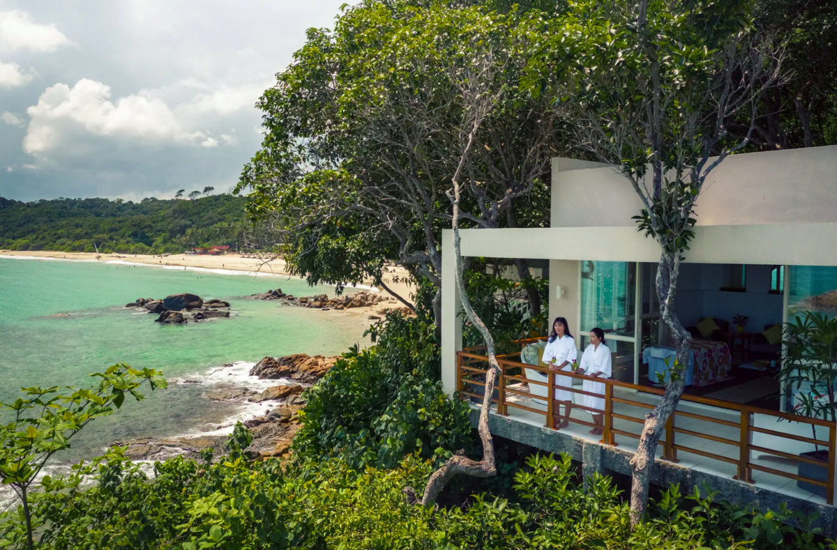 海天美景搭配現代感設計的民丹島住宿，讓民丹島具備有別於其他熱帶島嶼的獨特風格。（Club Med官網）