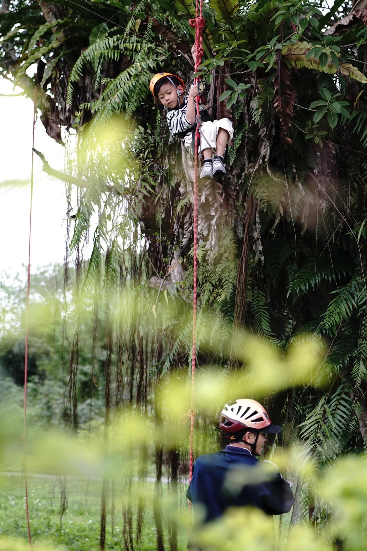 花蓮丘丘森旅今年推出3天2夜的「森林文化體驗營」。（丘丘森旅提供）