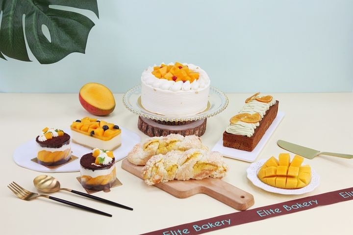 ▲「芒果夏日派對」共5款限定甜點。　圖：Elite Bakery一禮烘焙／提供