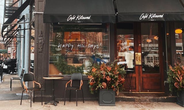 在紐約西村啜一口來自巴黎的愜意：全美第一家Café Kitsuné