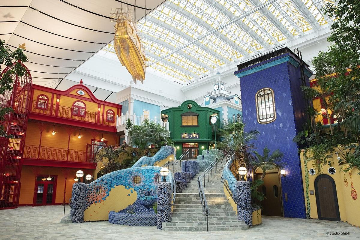 「吉卜力大倉庫」是由溫水游泳池改建而成。© Studio Ghibli