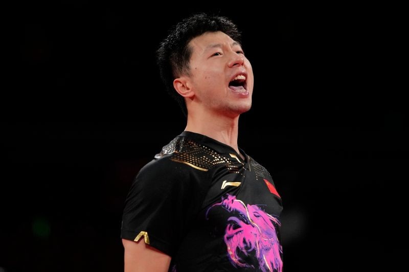 ▲馬龍在東京奧運上衛冕了桌球男單金牌。（圖／美聯社／達志影像）