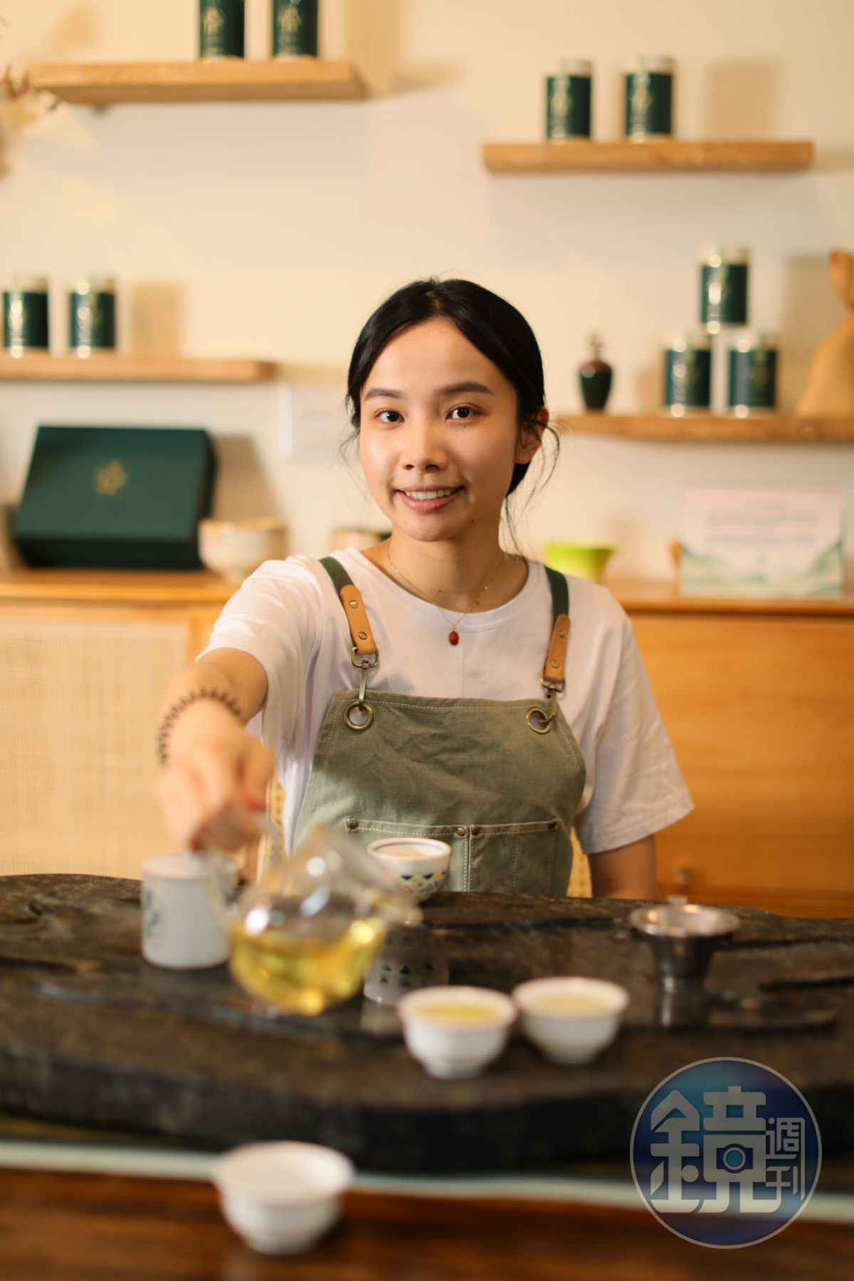 總是掛著笑容的主裡人葉佳欣對台灣茶有著深厚情感與信心。