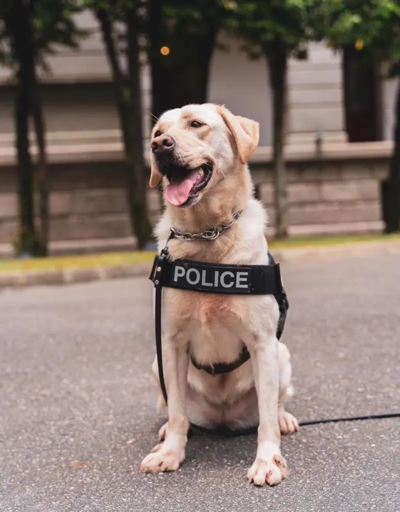 ▲新北市警局警犬隊Quiana緝毒犬退役找家。（圖／新北市警局警犬隊）