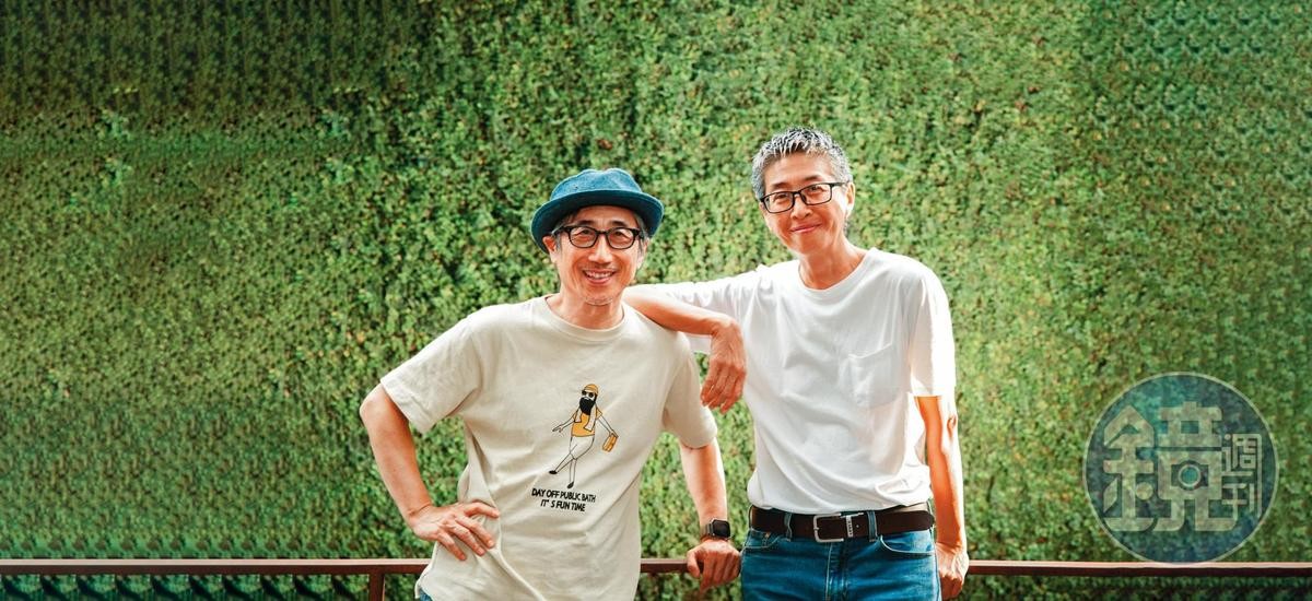 導演王耿瑜（右）與監製林于竝（左）皆是蘭陵出身，各自在不同領域發光發熱。