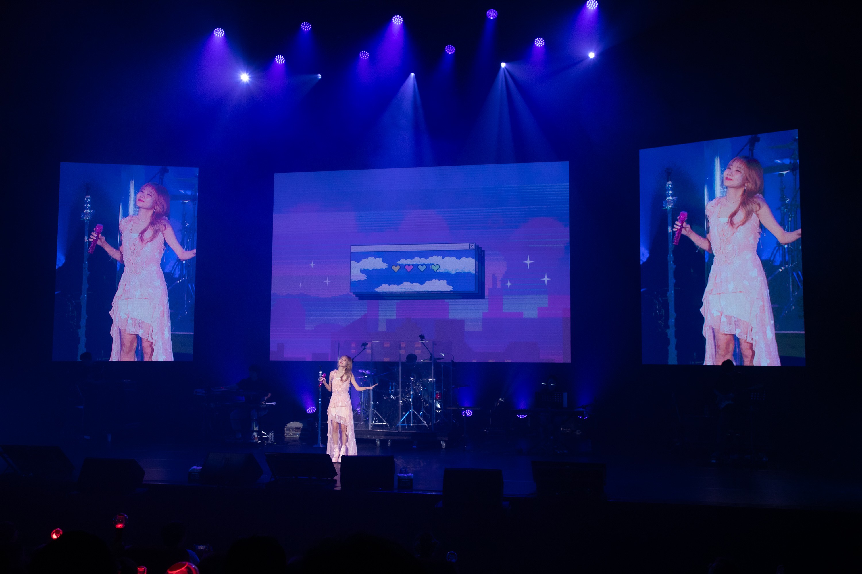 安智煐帶來多首專輯《愛.ZIP》收錄的歌曲，許多曲目都是首次在台灣演唱。（寬魚國際提供）