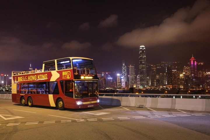 ▲旅客只需港幣20元，即可選乘3條敞篷巴士路線。　圖：香港旅遊發展局／提供