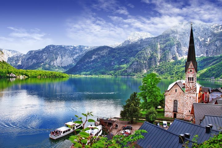 ▲奧地利迷人的山光水色。　圖：金龍旅遊／提供