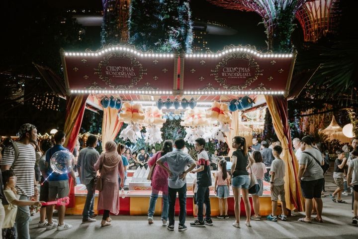 ▲聖誕仙境的市集適合親子同遊。　圖：Christmas Wonderland Singapore／來源