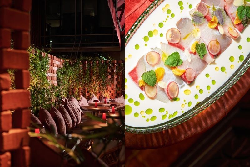 杜拜出現許多藝術餐廳，帶給食客雙重享受。（翻攝自@almabardubai IG）