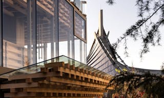 在建築大師打造的巨型擴香裡感受森林氣息：隈研吾打造的東京香氛體驗設施AEAJ Green Terrace