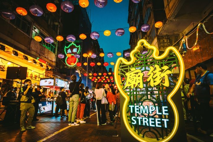 ▲感受香港市井脈動，不可錯過知名的廟街夜市。　圖：喜鴻假期／提供